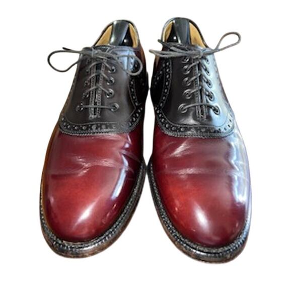 Gorgeous Johnston & Murphy Men\'s 8.5 D/B Heritage Usa Made Saddle Oxfords main image 11